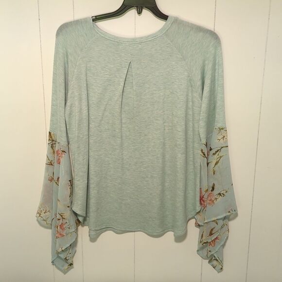 Hippie Love Women's Floral Long Sleeve Top Size M - Picture 5 of 9